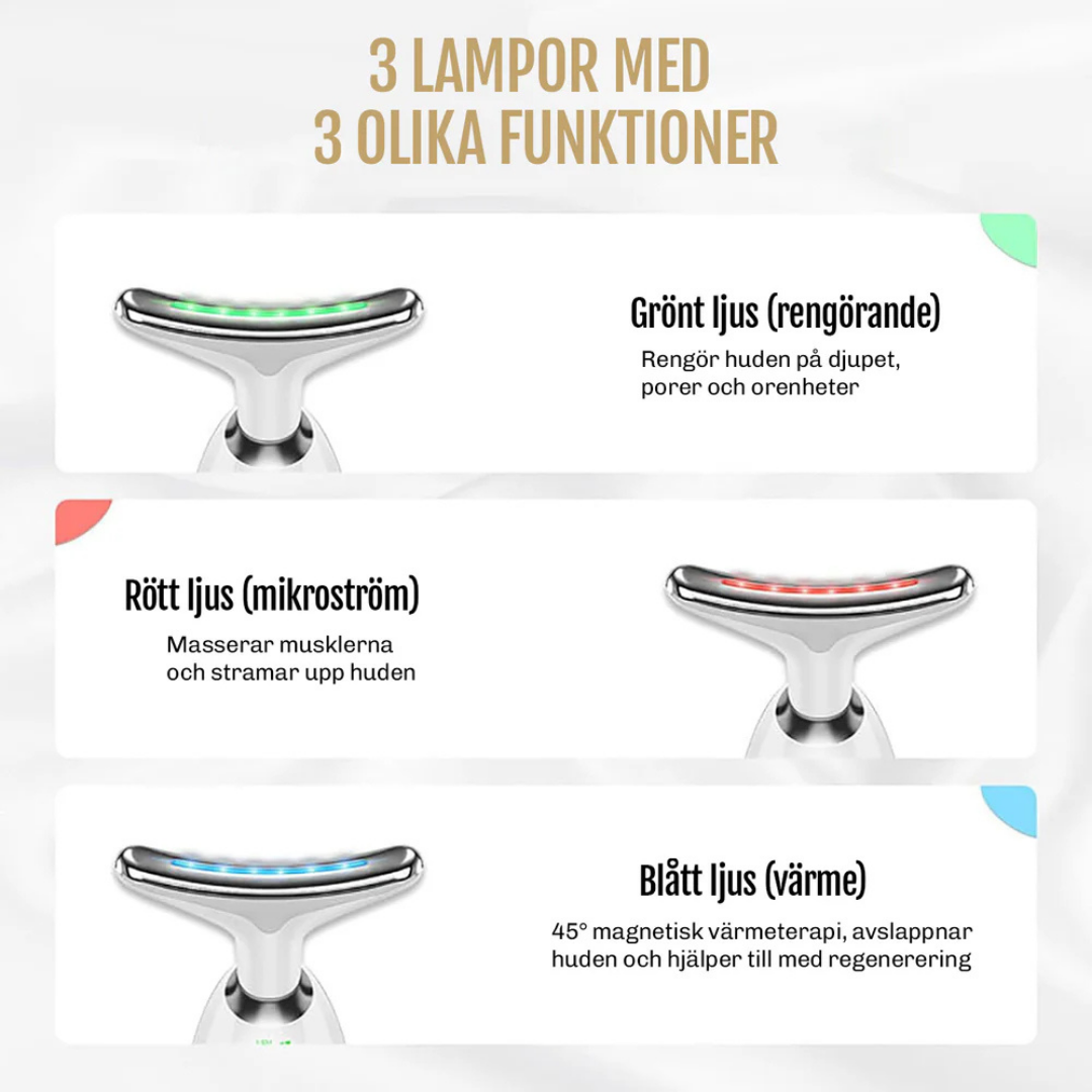 HotGlow™ – Ansiktsmassage & Ljusterapi för Inre och Yttre Ljus