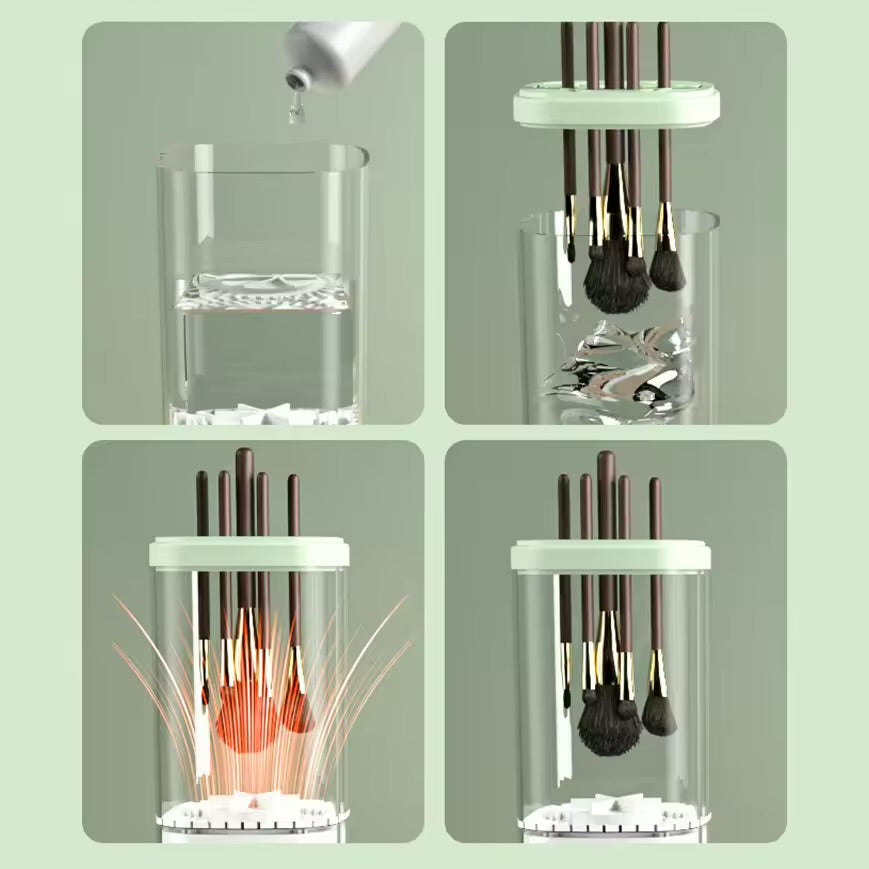 EasyClean™ Elektrisk Rengöring för Sminkborstar