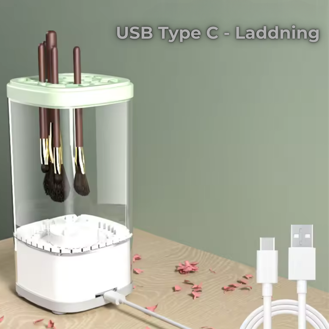 EasyClean™ Elektrisk Rengöring för Sminkborstar